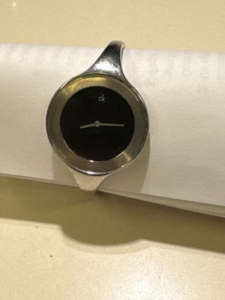 Reloj Calvin Klein Pulsera Rígida Negro/Plata