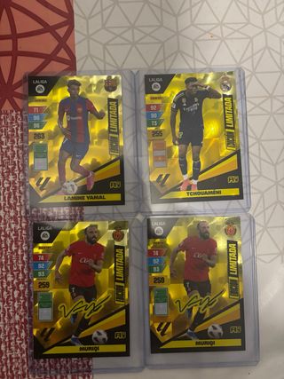 Lote 4 Cartas Fútbol Adrenalyn LaLiga