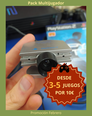 Eye Toy Plata para PS2 + Juego spy toy