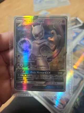 Carta Pokémon Mewtwo GX PS 190