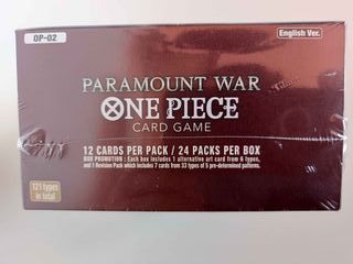OP02 One Piece Paramount War Booster Box
