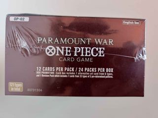 OP02 One Piece Paramount War Booster Box