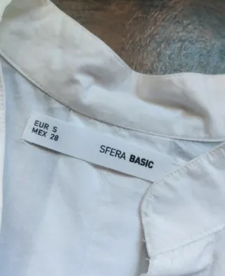 Blusa Sfera Bordado Floral Talla S Nueva