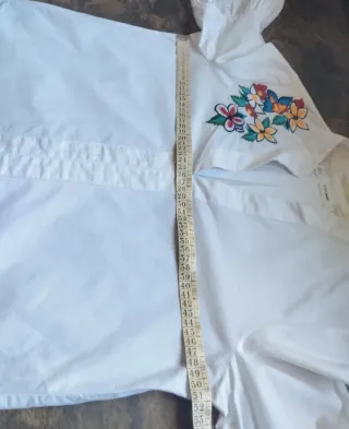 Blusa Sfera Bordado Floral Talla S Nueva