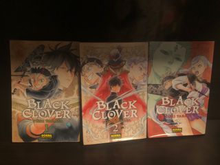TOMOS 1, 2 y 3 DE BLACK CLOVER