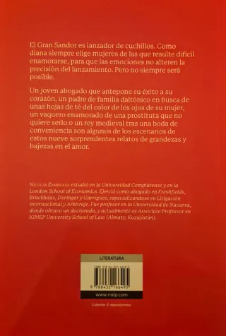 El beso del lanzador de cuchillos y otras histo...