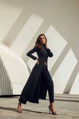 Chaqueta negra camaleónica