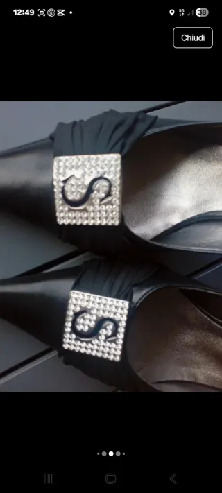 Décolleté Solo Soprani nere con S