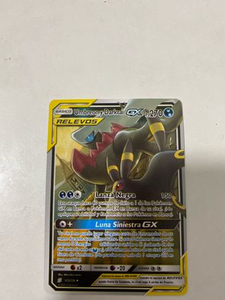 Carta Pokémon Umbreon y Darkrai GX 270 PS
