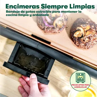 Plancha Eléctrica Cerámica Titanio 21x57 NUEVA