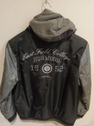 Chaqueta bomber niño con capucha