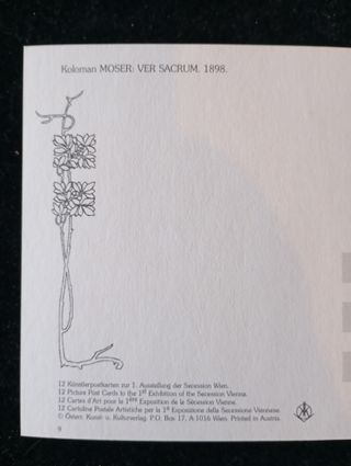 Ver Sacrum - 12 Postales Wiener Secession