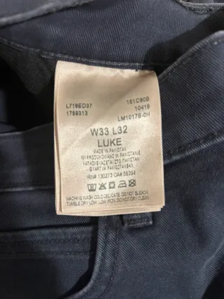 Pantalones Lee Hombre Azul Marino