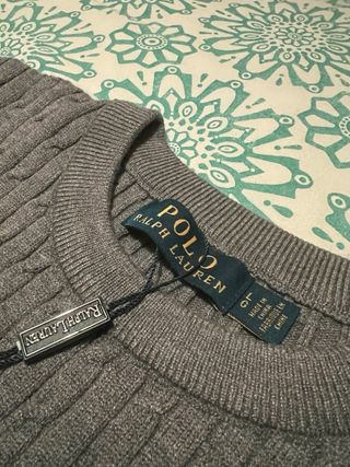 Jersey Polo Ralph Lauren Gris de mujer talla L