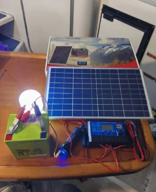 Kit Solar Generador Nuevo 20w/12 v completo