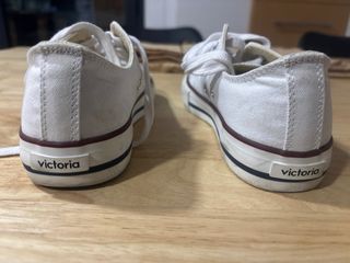 Zapatillas Victoria Talla 35 Blancas Lona