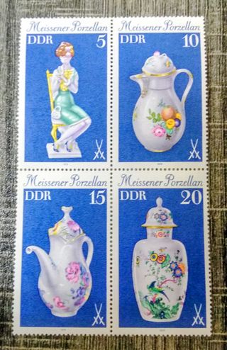 Hoja Sellos DDR 1€ Unidad