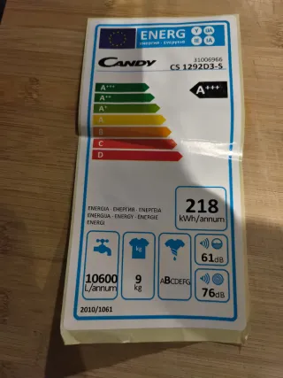 Puerta Lavadora Candy
