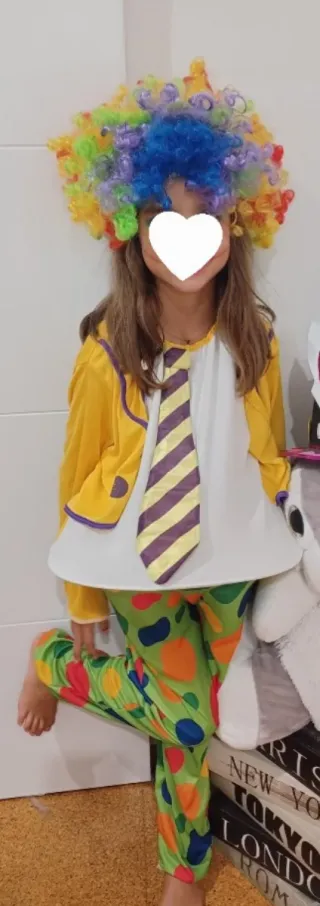 Disfraz Payaso Infantil Arcoíris