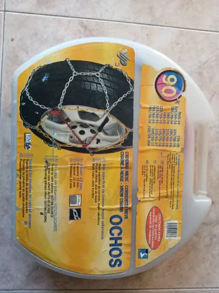 Cadenas para nieve rueda coche