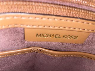 Bolso Michael Kors Marrón Cadena Dorada