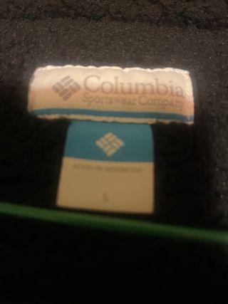 Chaqueta Columbia Negra Invierno