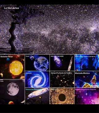 Proyector Galaxia con 13 Discos Película