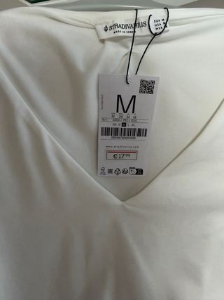 Body escote pico Stradivarius Talla M