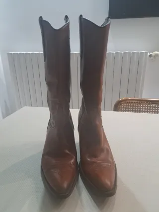 Stivali texani cuoio - taglia 36