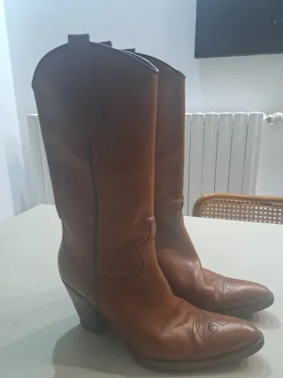 Stivali texani cuoio - taglia 36