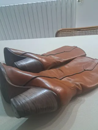 Stivali texani cuoio - taglia 36