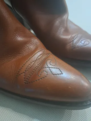 Stivali texani cuoio - taglia 36