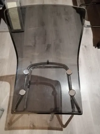 4 Sillas Tobias Ikea Cromadas Transparentes