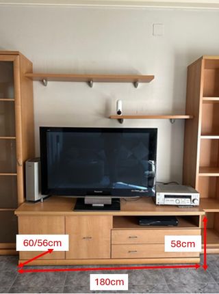 Mueble TV de madera en perfecto estado
