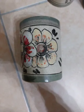 Set 6 tazze ceramica fiori