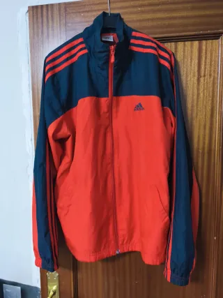 Chaqueta Adidas Talla M Roja y Azul