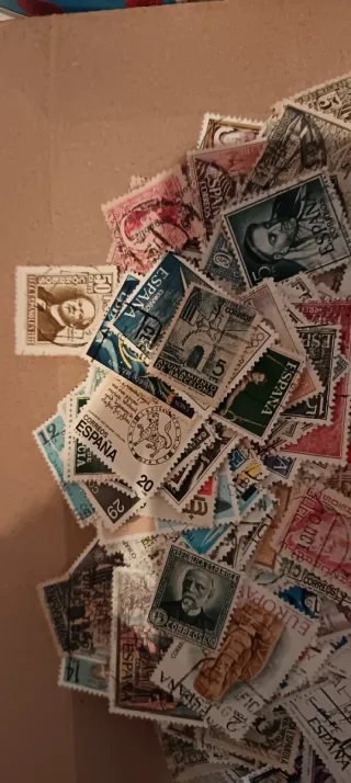 700 Sellos Usados España Sin Repetir
