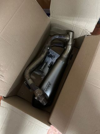 Línea completa escape MT 07 Mivv Delta Race Inox