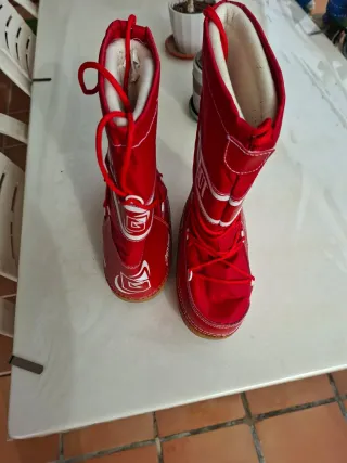 Botas de nieve rojas Talla 38-40