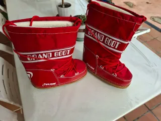 Botas de nieve rojas Talla 38-40