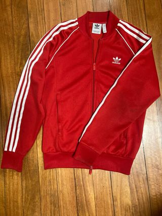 Chaqueta deportiva Adidas roja vintage