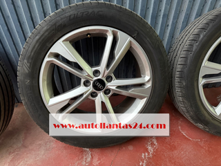 KIT 4 LLANTAS AUDI ORIGINALES Y NEUMATICOS