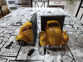 Sujetalibros Coche Amarillo