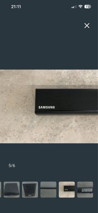 Barra de Sonido Samsung con Subwoofer y Mando