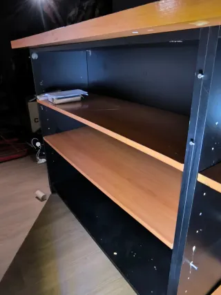 Mostrador  grande  más d 2 metros de b  madera.