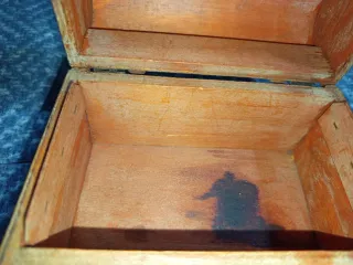 Baúl Decorativo Vintage Madera y Metal