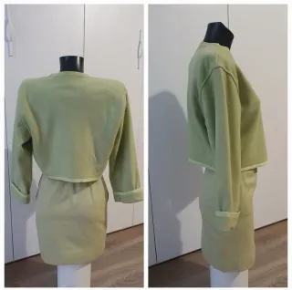 Tailleur Ungaro Parallele giacca e gonna verde