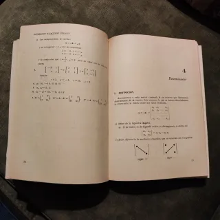 Libro de matemáticas de COU