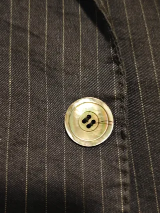 Giacca E. Zegna grigia gessata fresco lana