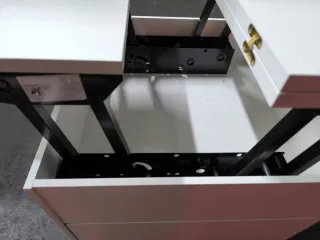 Mesa centro elevable y desdoblable